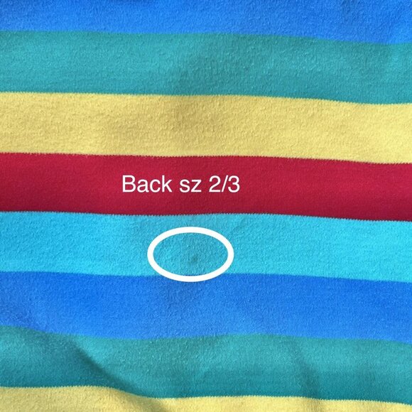 Frugi Reversible Snuggle Jacket, Rainbow Stripe 2/3 - Picture 13 of 13